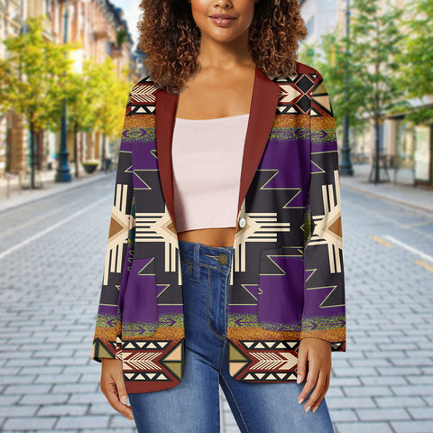 GB-NAT0001-04 Native American Ladies Casual Blazer