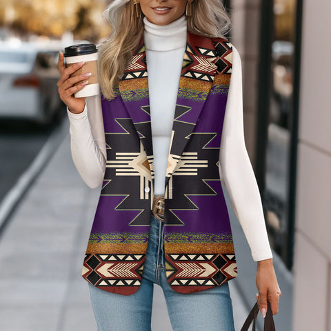 GB-NAT0001-04 Native American Loose Women Suit Vest