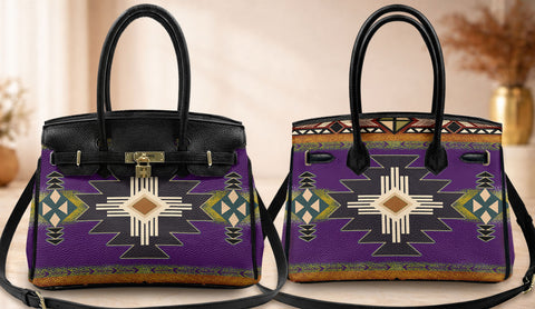 GB-NAT0001-04 Pattern Native American Women Handbag