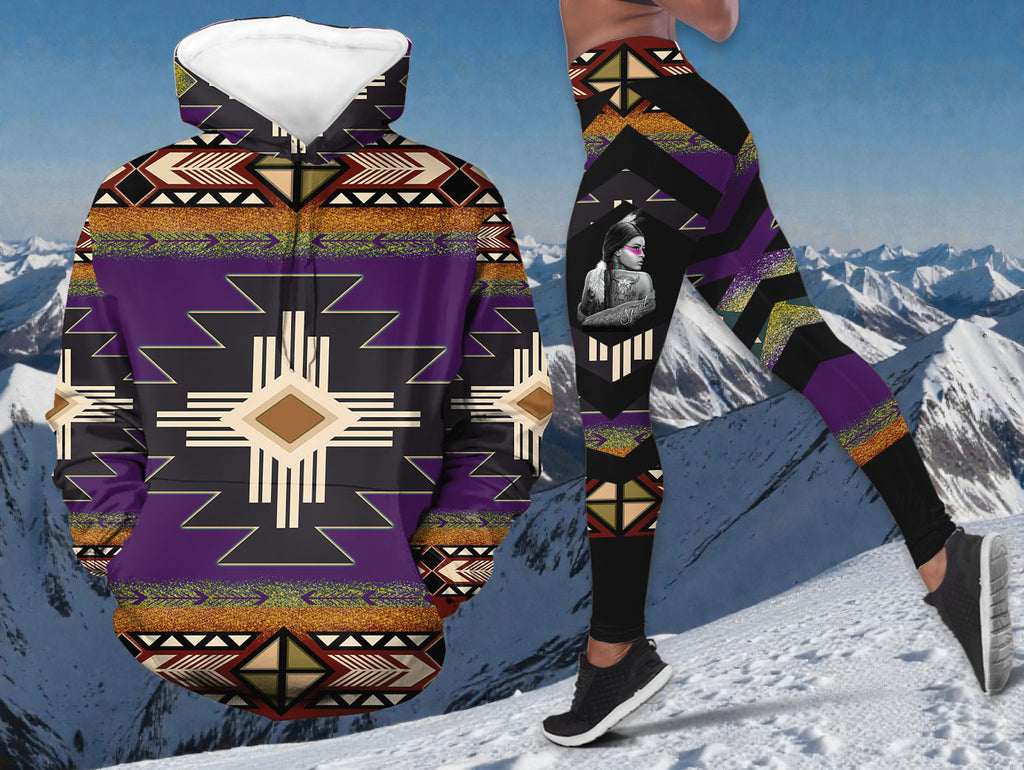 GB-NAT0001-04 Spirit Native American Hoodie Leggings Set