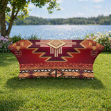 GB-NAT0001-04m2 Red Native American Elastic Table Cover
