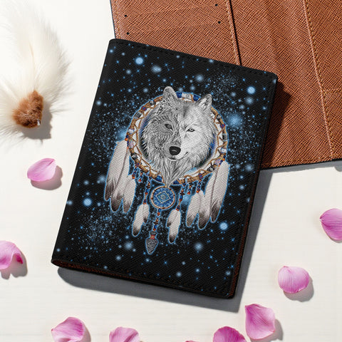GB-NAT00010-02 Native American Leather Passport Wallet