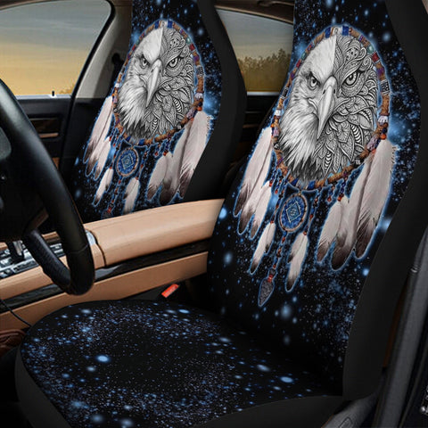 GB-NAT00010-02v4 Eagle Dreamcatcher Native Car Seat Cover