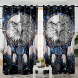 GB-NAT00010-02v4 Eagle Native American Living Room Curtain