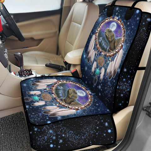 GB-NAT00010v5 Turtle Dreamcatcher Native American Waterproof Car Front Seat Cover for Pet