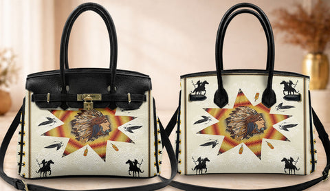 GB-NAT00011-01 Chief Native American Women Handbag