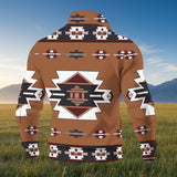 GB-NAT00012 Native American Thick Knit Fleece Jacket
