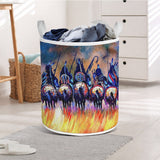 GB-NAT00013 Chief Native American Quilted Laundry Basket