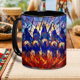 GB-NAT00013v2 Chief Warrior Native American Accent Mug