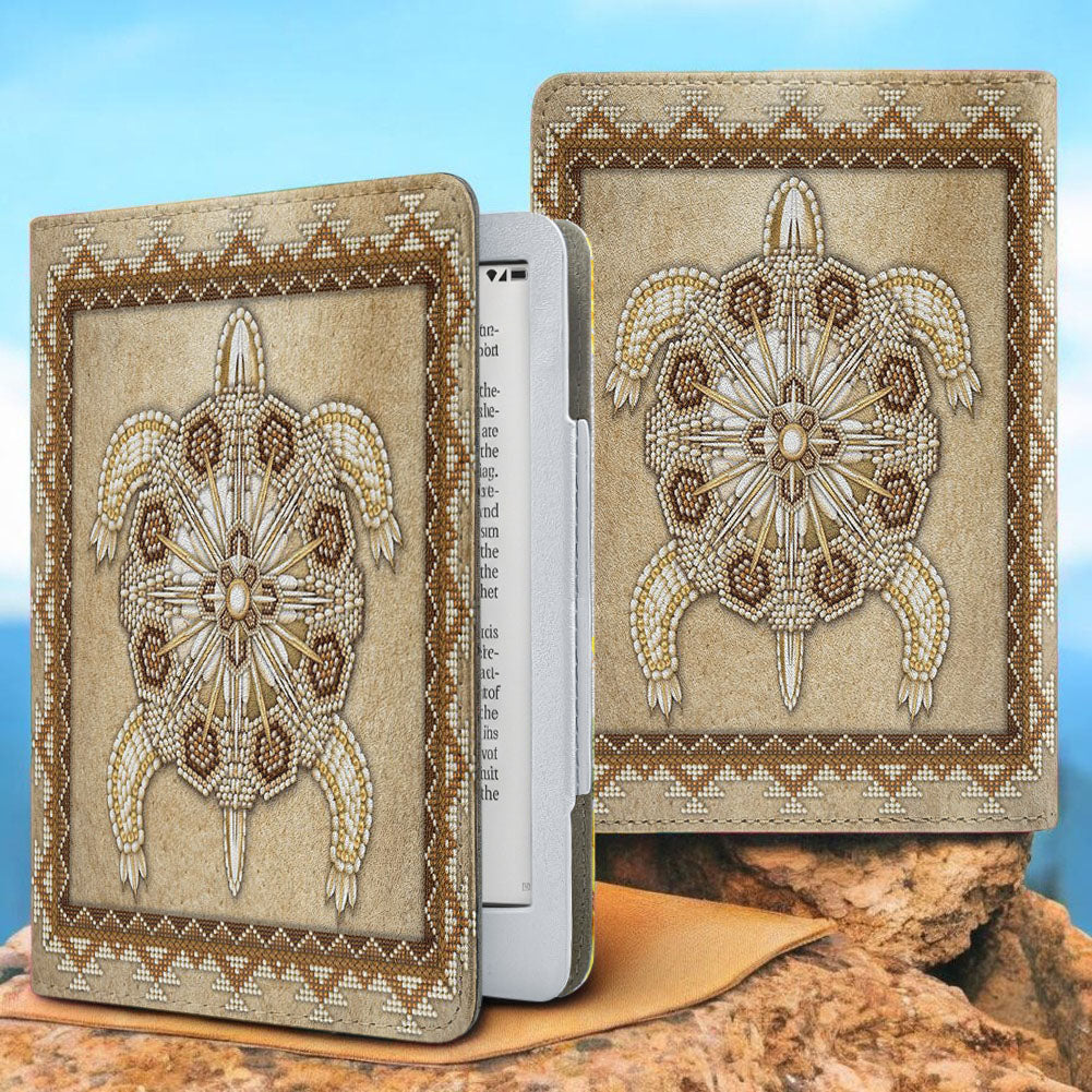 GB-NAT00014 Turle Native American Kindle PU Leather Case