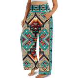 GB-NAT00016  Design Native Native Ameriacan  Women's Wide Leg Pants