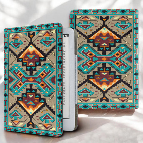 GB-NAT00016 Native American Kindle PU Leather Case