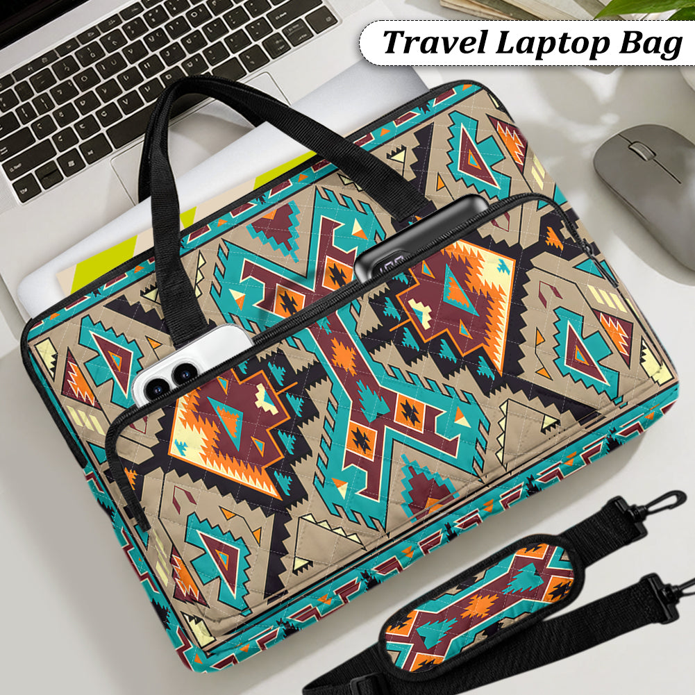 GB-NAT00016 Native American Quilted Computer Bag