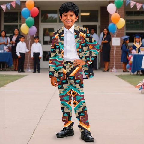 GB-NAT00016 Pattern Native American Boy's Suit