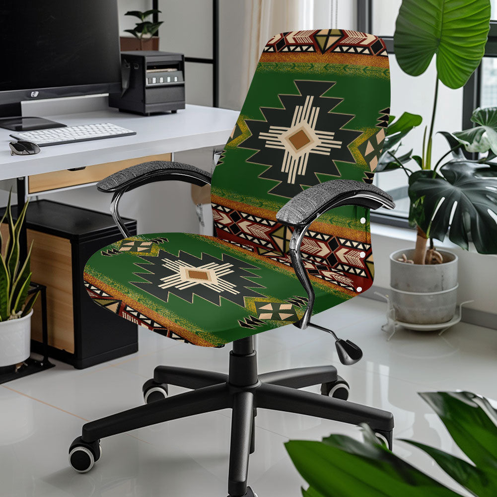 GB-NAT0001 Native American All-in-one Office Chair Cover