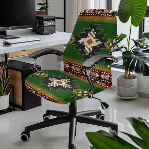 GB-NAT0001 Native American All-in-one Office Chair Cover