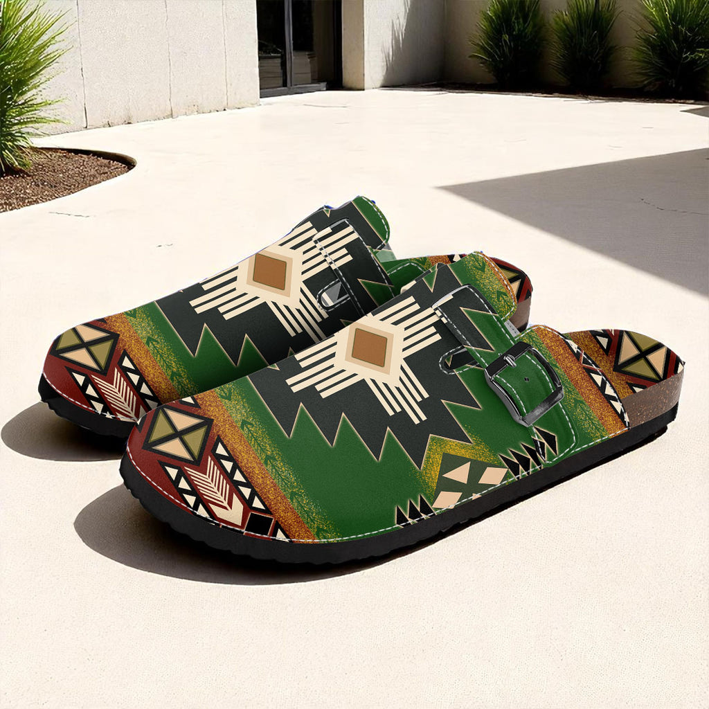 GB-NAT0001 Native American Classic Clog Sandals