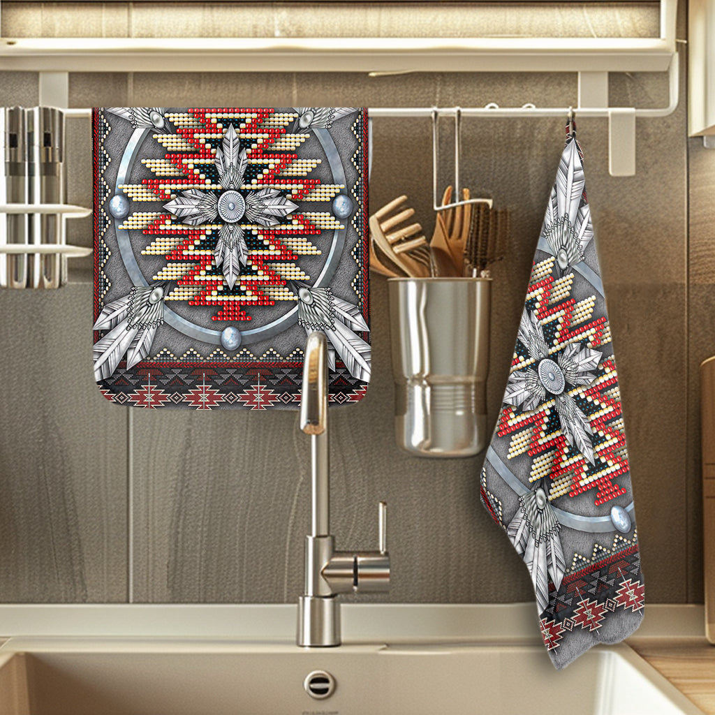 GB-NAT00023-02 Native American Kitchen Dish Towel Set of 2