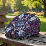 GB-NAT00023-03 Mandala Feather Native American Jeff Cap