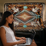 GB-NAT00023-04 Feather Native American Car Side Window Sunshades
