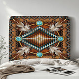 GB-NAT00023-04 Native American Elastic Headboard Cover