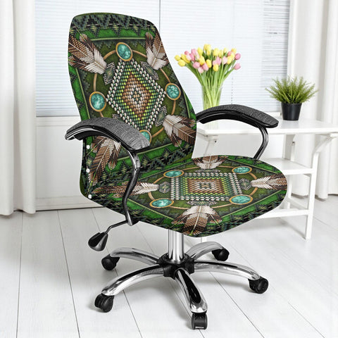 GB-NAT00023 Native American All-in-one Office Chair Cover