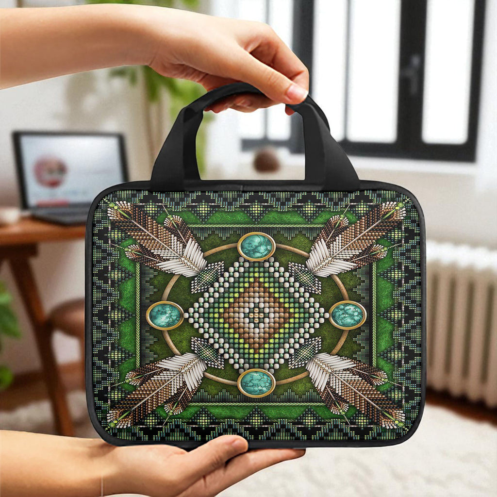 GB-NAT00023 Native American Canvas Storage Bag Single Printing