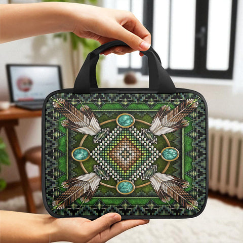 GB-NAT00023 Native American Canvas Storage Bag Single Printing