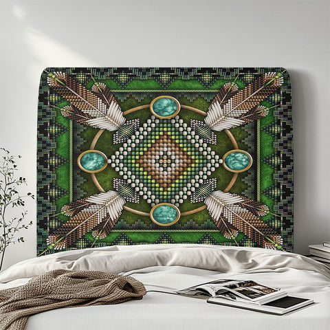 GB-NAT00023 Native American Elastic Headboard Cover
