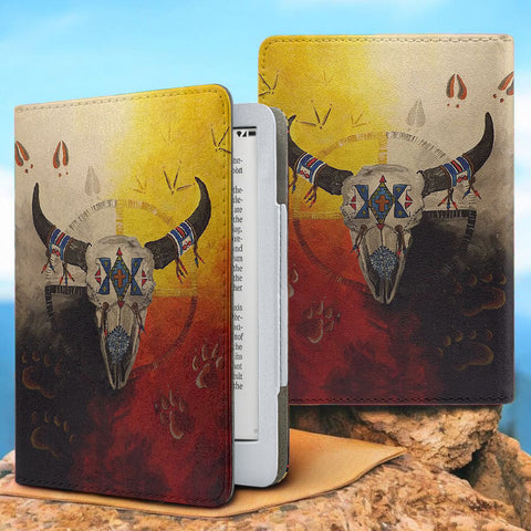 GB-NAT00025 Bison Native American Kindle PU Leather Case
