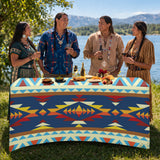 GB-NAT00028 Pattern Native American Elastic Table Cover