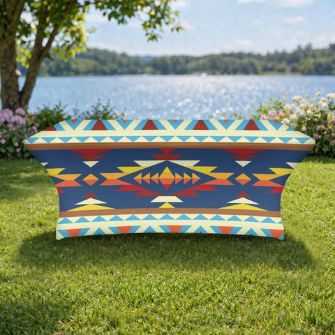 GB-NAT00028 Pattern Native American Elastic Table Cover