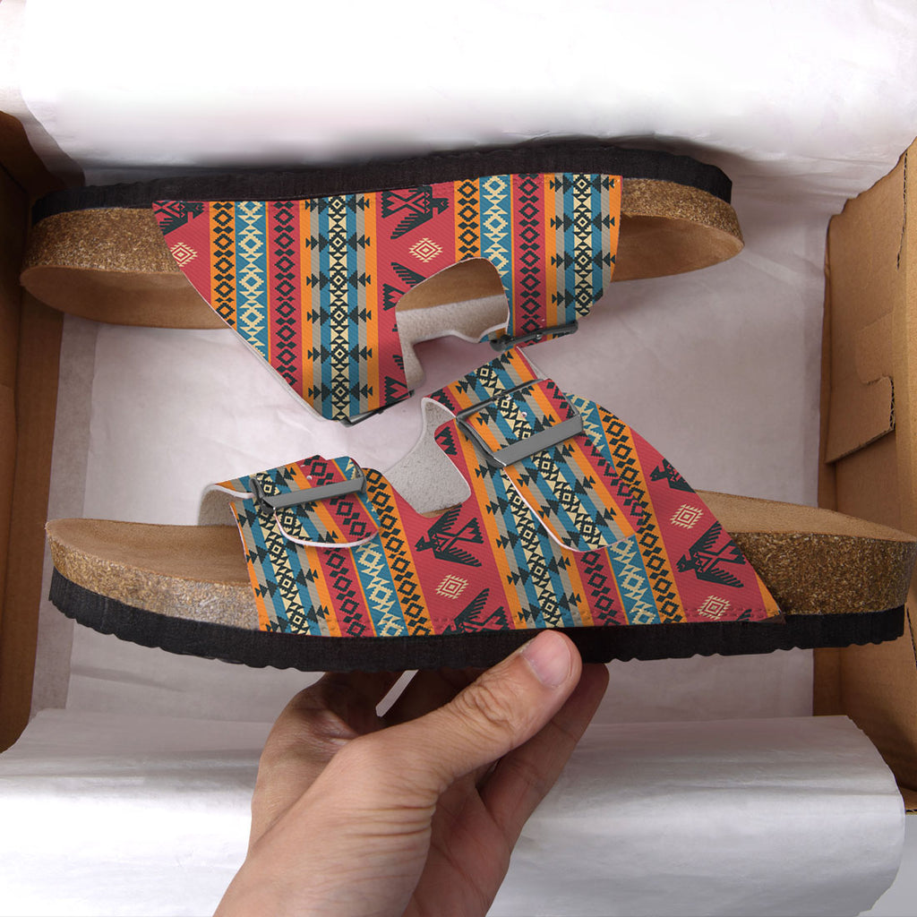 GB-NAT00029 Native American Classic Double-Strap Sandals