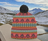 GB-NAT00029 Native American Knitted Hat With Pom-Pom