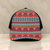GB-NAT00029 Native American Unisex Trucker Hat With Black Half-mesh
