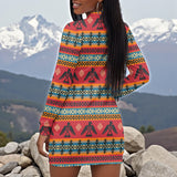 GB-NAT00029 Thunderbird Native American Jacket Dress