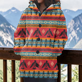 GB-NAT00029 Thunderbird Native American Women Knitted Hooded Jacket