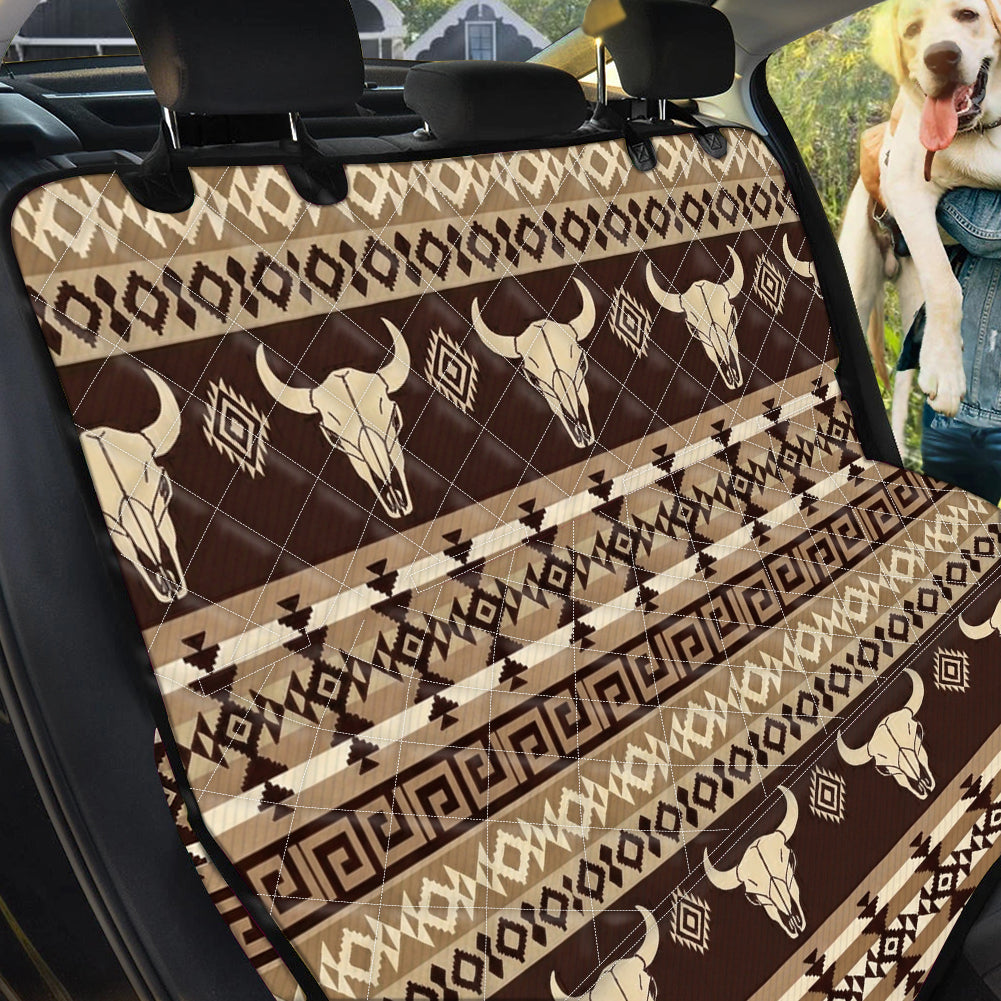 GB-NAT00029v3 Bison Native American Pet Seat Cover