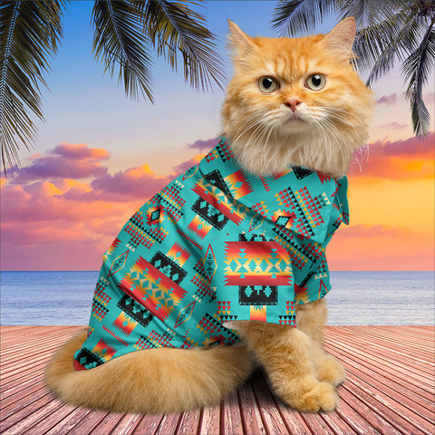 GB-NAT00046-01 Native American Pet Hawaiian Shirt