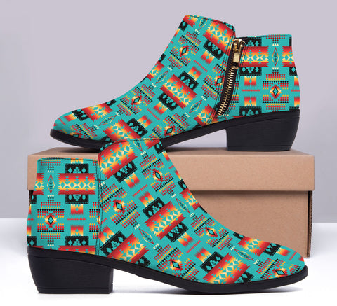 GB-NAT00046-01 Native American Women Fashion Boots