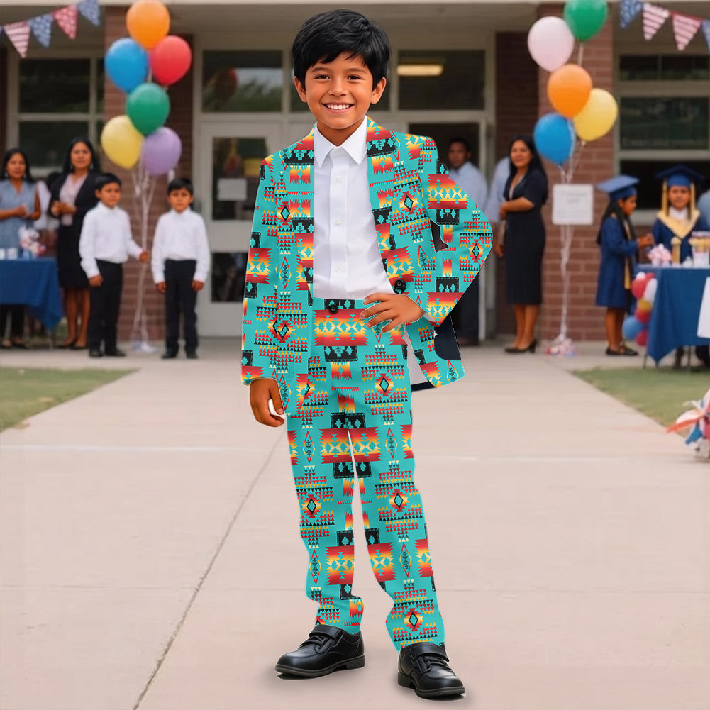 GB-NAT00046-01 Pattern Native American Boy's Suit