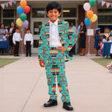 GB-NAT00046-01 Pattern Native American Boy's Suit