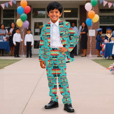 GB-NAT00046-01 Pattern Native American Boy's Suit