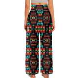 GB-NAT00062-01 Design Native Native Ameriacan  Women's Wide Leg Pants