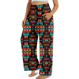 GB-NAT00062-01 Design Native Native Ameriacan  Women's Wide Leg Pants