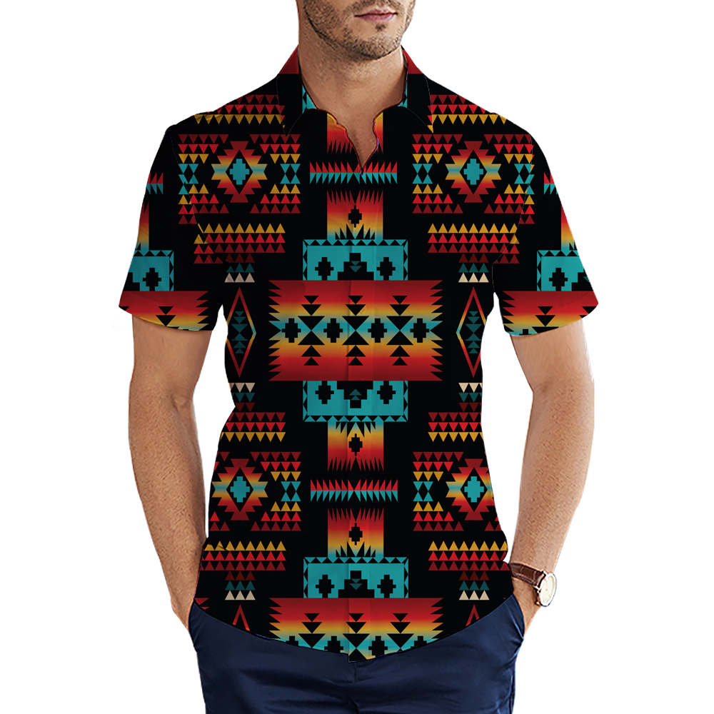 GB-NAT00046-02 Native American 3D Men's Shirt