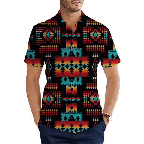 GB-NAT00046-02 Native American 3D Men's Shirt