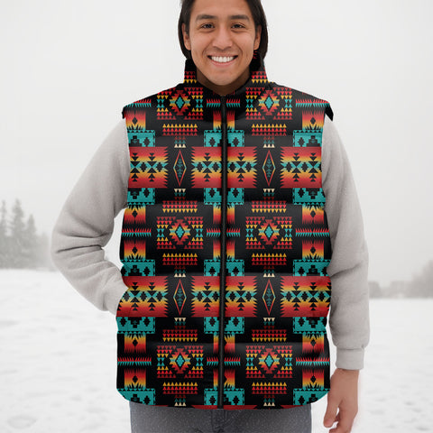 GB-NAT00046-02 Native American Unisex Down Puffer Vest