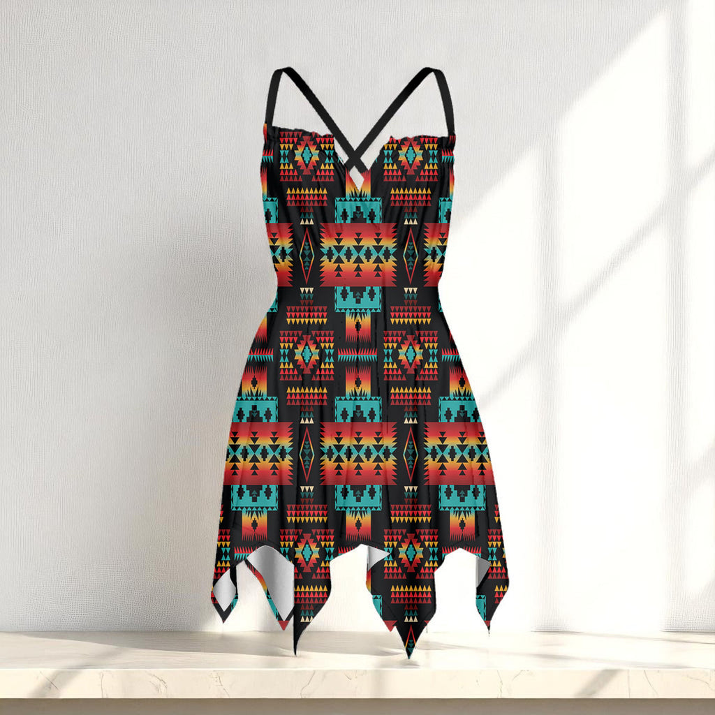GB-NAT00046-02 Native American Women Slip Dress