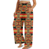 GB-NAT00046-04 Design Native Native Ameriacan  Women's Wide Leg Pants